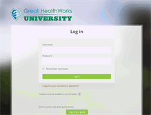 Tablet Screenshot of ghwuniversity.com